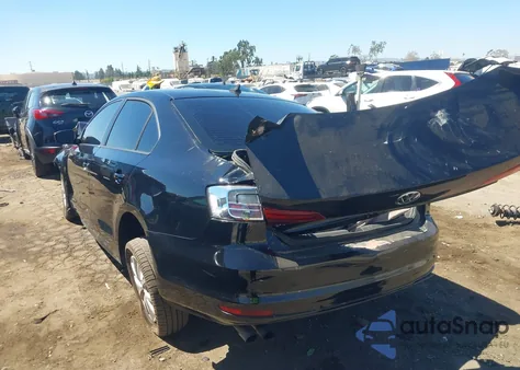 2015 Volkswagen Jetta 1.8T Se из США, поврежденный, VIN 3VWD17AJ2FM258456